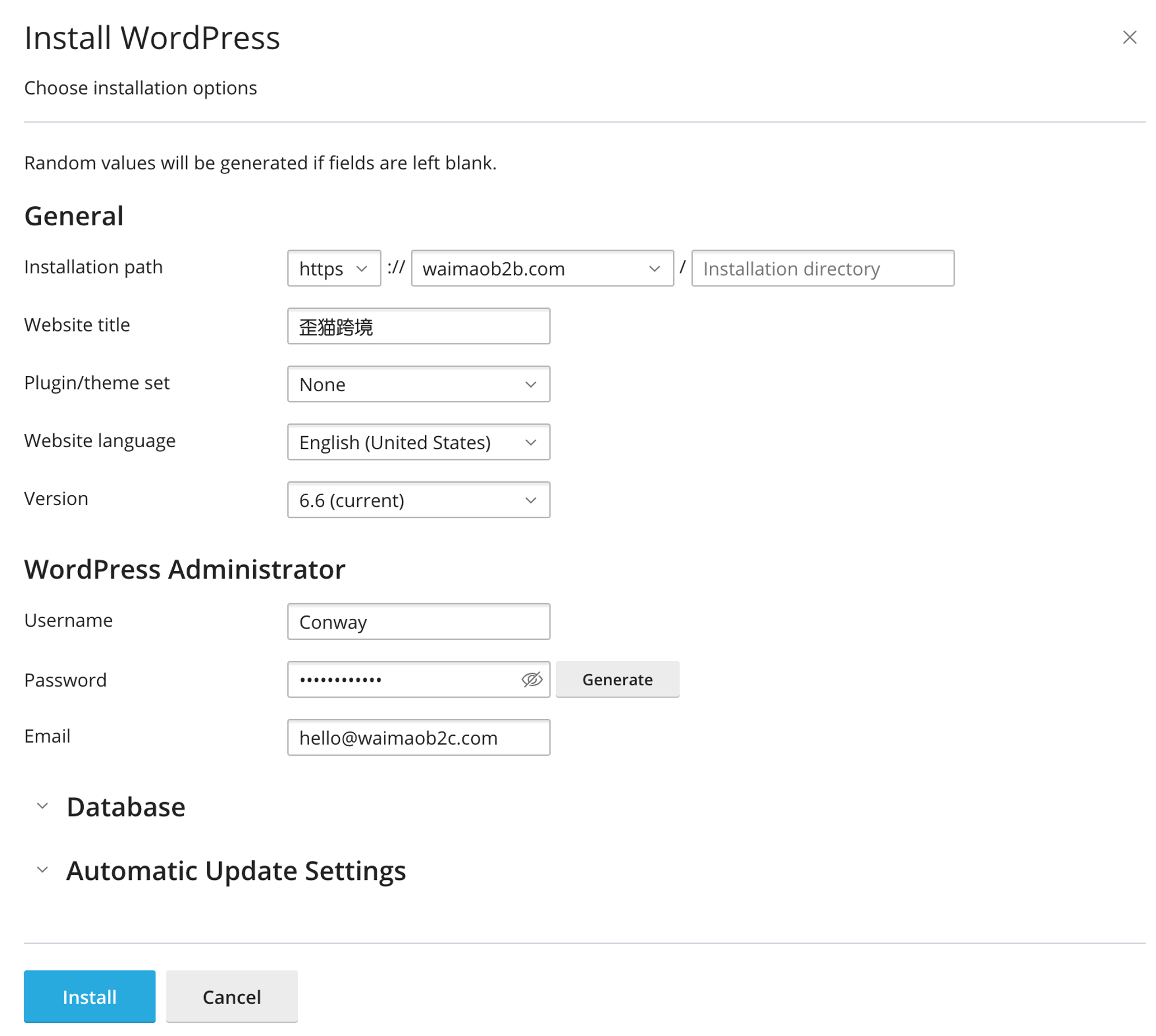 图片[4]-WP Toolkit 快速安装 WordPress 网站教程 | 歪猫跨境 | WaimaoB2C-歪猫跨境 | WaimaoB2C