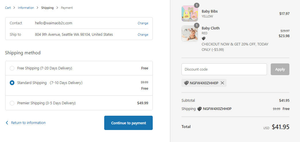 图片[27]-Shopify 独立站折扣码 Discount Code 设置教程 | 歪猫跨境 | WaimaoB2C-歪猫跨境 | WaimaoB2C