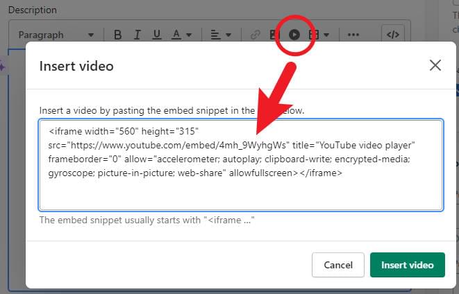 图片[5]-Shopify怎么插入视频？在Shopify产品页面上传视频或者插入 Youtube / Vimeo 视频 | 歪猫跨境 | WaimaoB2C-歪猫跨境 | WaimaoB2C