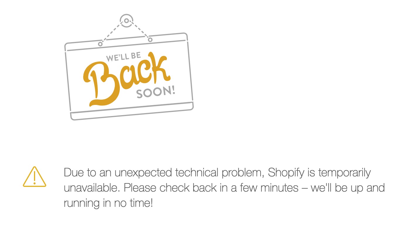 Shopify无法登陆问题的处理-服务器故障原因