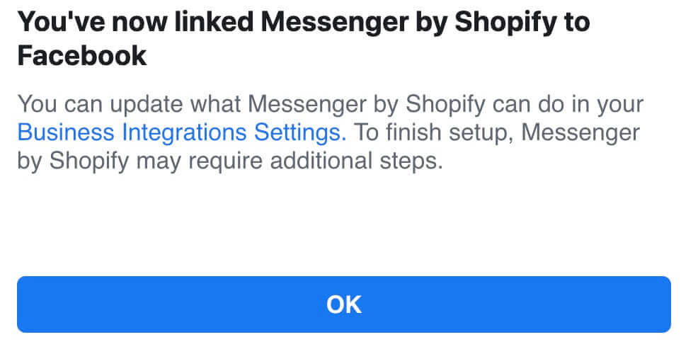 Shopify Messenger 销售渠道