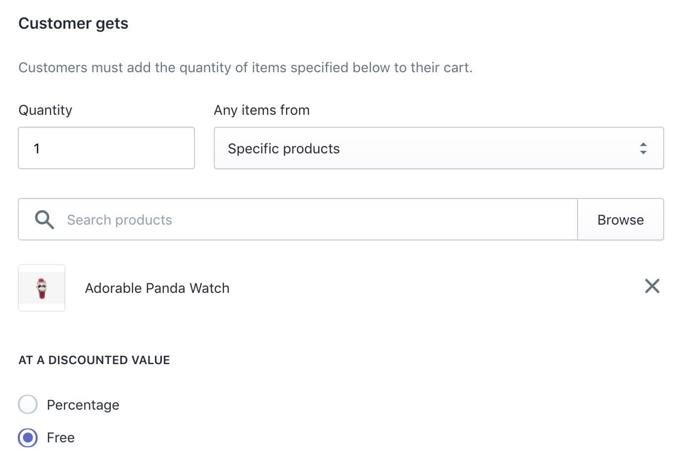 Shopify买一送一折扣码