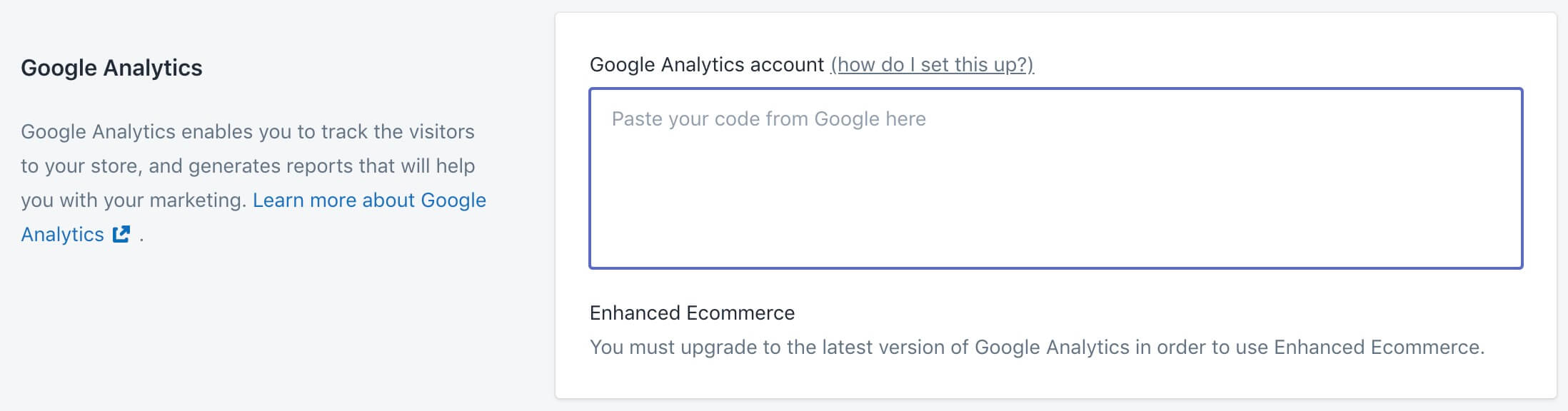Shopify网站Google分析代码安装