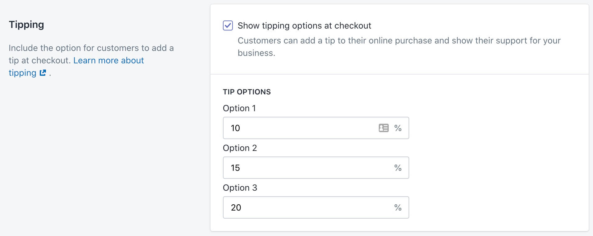 Shopify Checkout页面添加小费功能