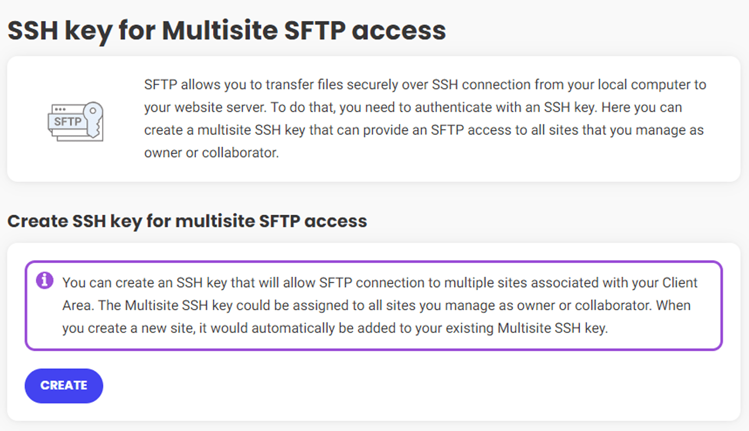 SiteGround 主机管理员账户设置教程 SSH Key for Multisite SFTP access | 歪猫跨境 WaimaoB2C