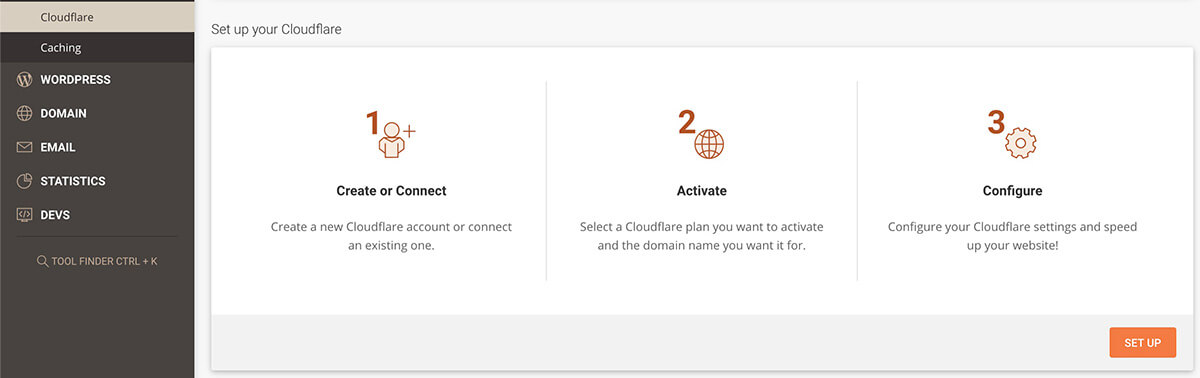 要使用Cloudflare的CDN网站加速服务，要完成以上3步操作