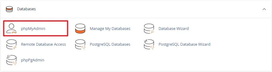 图片[2]-CPanel 数据库添加和管理设置教程 | 歪猫跨境 | WaimaoB2C-歪猫跨境 | WaimaoB2C