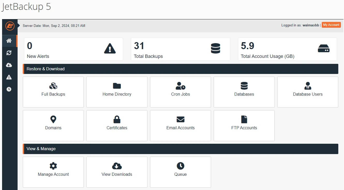 图片[3]-CPanel 自动网站备份工具 JetBackup 5 使用教程 | 歪猫跨境 | WaimaoB2C-歪猫跨境 | WaimaoB2C