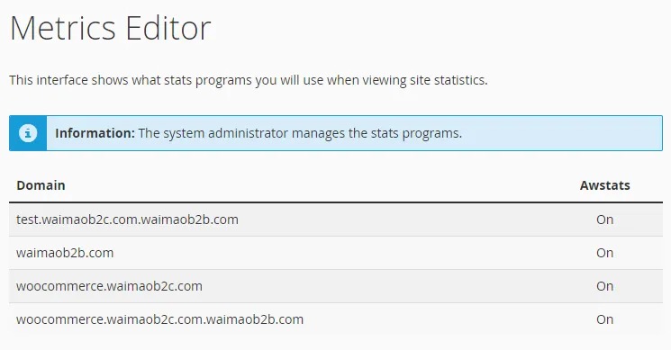 图片[17]-CPanel 主机和网站监控和分析工具 Metrics 使用教程 | 歪猫跨境 | WaimaoB2C-歪猫跨境 | WaimaoB2C